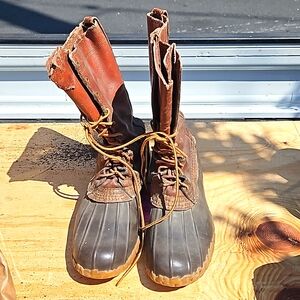 VINTAGE LL BEAN MAIN HUNTING BOOTS MEN'S SIZE 10
